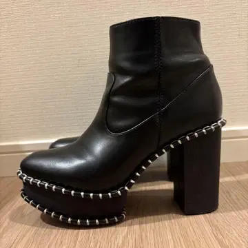 moussy 부츠 우드 밑창 블랙