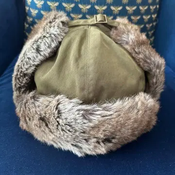 CA4LA 플라이트 캡 올리브 그린 귀도리 포함