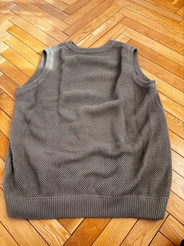 crepuscule 크렙스큐어의 코튼 니트 베스트 웨스트 코트