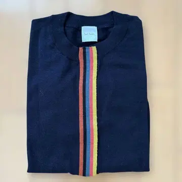 폴 스미스 여성용 네이비 스트라이프 가디건