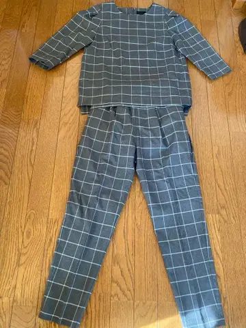 새상품 apart by lowrys 아파트 바이 로리즈 체크 무늬 셋업