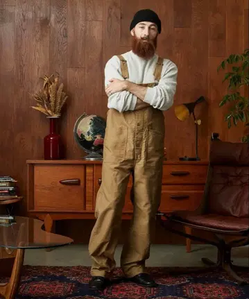 schott 시빌리안 데크 오버롤 오버롤 작업복