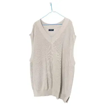 백 넘버 EST.1980 남성용 슬리브리스 니트 베스트 M