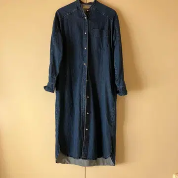 BLANC basque 블랑바스크 펄 버튼 셔츠 원피스