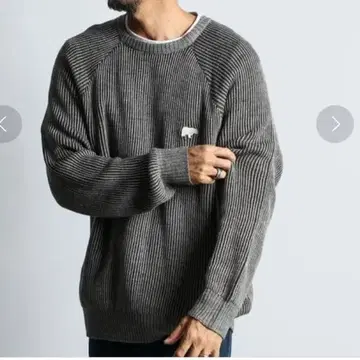 정가 17600엔 더퍼 미겔 편직 니트 L 2024AW