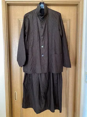 요건 레일 셋업 겉옷 리버서블