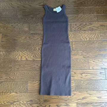 UNITED ARROWS 슬리브리스 롱 원피스 OLIVE