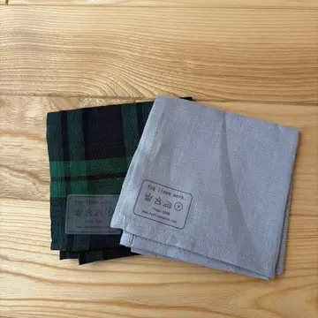 미사용 새상품 fog linen work 손수건 2장 세트