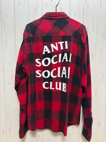 ANTI SOCIAL SOCIAL CLUB 체크 플란넬 셔츠 L