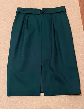 TOMORROWLAND collection 다크 그린 울 스커트 36