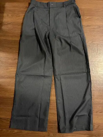 남성용 스트라이프 패턴 비즈니스 캐주얼 슬랙스