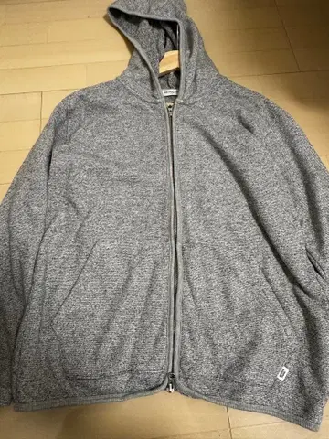 GELATO PIQUE 남성용 그레이 풀 집업 후드티