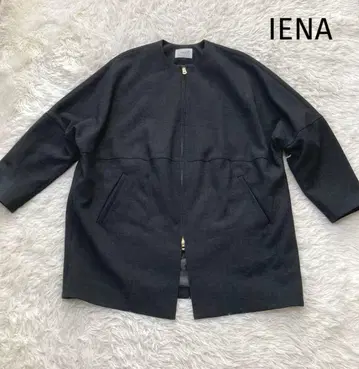 이에나 IENA 미사용 23SS Fluid Dobby 노카라 코트