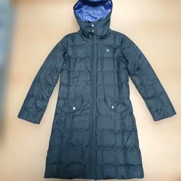 르꼬끄 스포르티브 롱 다운 자켓 블랙