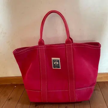 PORT CANVAS 빨간색 토트백