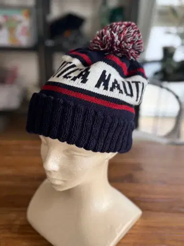 노티카 봉봉 니트 모자 네이비