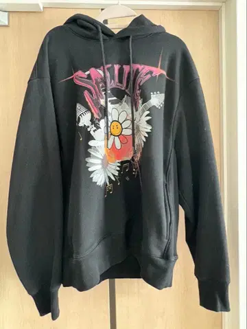 Salute 사루테 블랙 후드티 트레이닝복