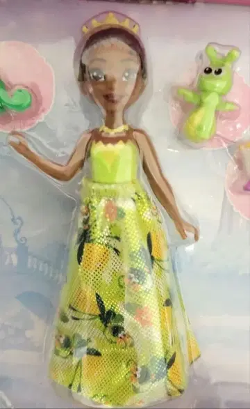 [ 마텔 디즈니 프린세스 미니 인형 티아나+레이 일본 미판매 ]