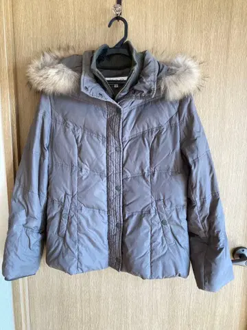 H2O 후드 부착 다운 자켓 카키