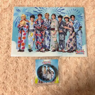 서머 페스 반자이와 여름방학 클리어 파일 러버 밴드 2세트