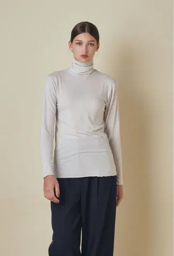 플로렌트 FLORENT 벌키 천축 터틀넥 상의