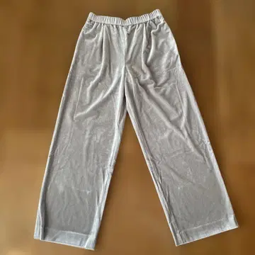MOGA 라이트 그레이 벨벳 팬츠 미사용