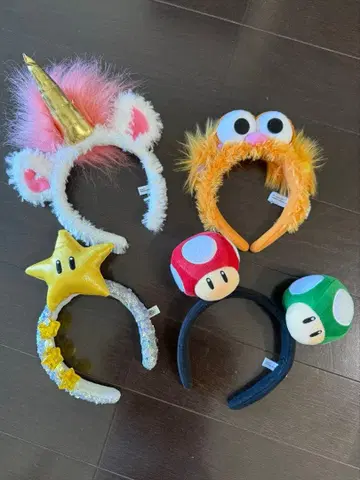 유니버셜 USJ 머리띠 4개 세트