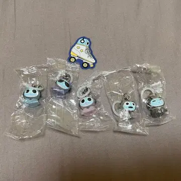 덤 포함 블루햄햄 메지루시 액세서리 반다이 가챠 5종 컴프