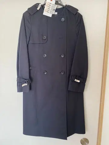 슬로브 이에나 IENA 네이비 노카라 트렌치코트 클리닝 완료 새상품급