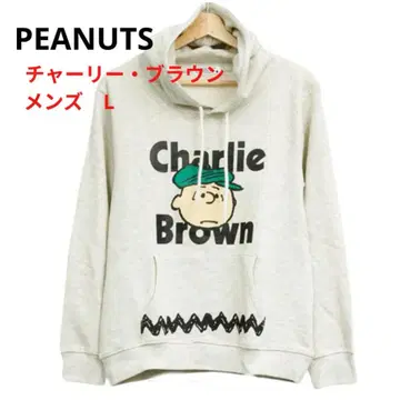 찰리 브라운 후드티 그레이 주식회사 요시다유 L