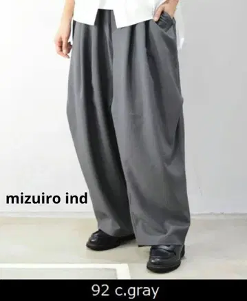 mizuiro ind (미즈이로 인드) 와이드 카고 팬츠