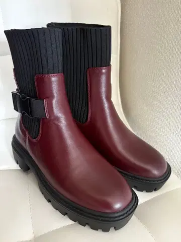 새상품 인기 ear PAPILLONNER 스미 스타일 부츠 M