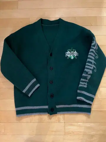 슬리데린 가디건 다크 그린