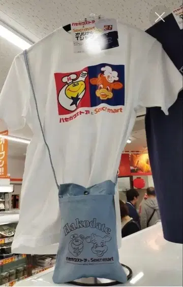 미사용 새상품 세이코 마트 하세스트 콜라보 T-Shirt XL 화이트