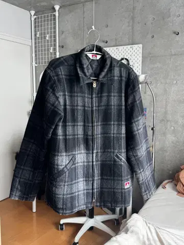 BEN DAVIS 체크 무늬 자켓