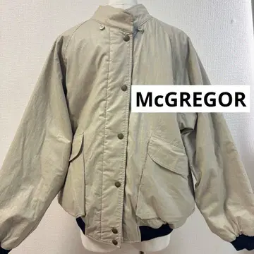 새상품급 McGREGOR 리버서블 후드 부착 스윙탑 블랙워치