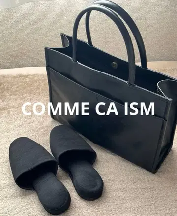 블랙 여성용 백 COMME CA ISM 수험 슬리퍼 포함 넘어지지 않는