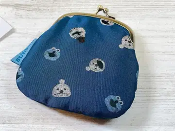퍼펫 스 가마구치 지갑 자카드 귀여운 동전 지갑 파우치 캐릭터