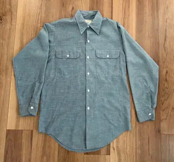 빈티지 70s 빅맥 샴브레이 셔츠 bigmac M