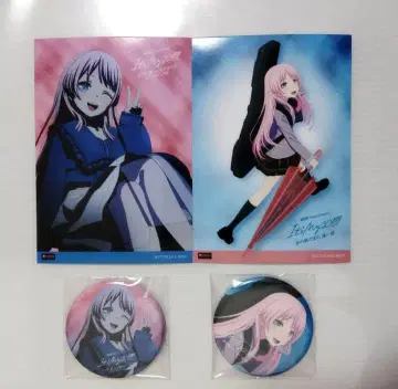 MyGO 블루레이 상권 하권 특전 치하야 아논 브로마이드 캔 배지 세트