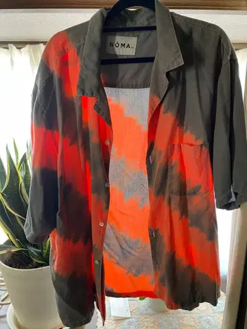 NOMA t.d. 타이다이 반팔 셔츠 오렌지/그레이