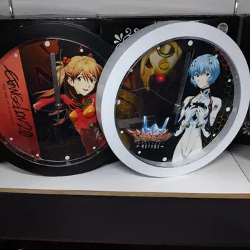 에반게리온 벽시계 아스카 레이 2개 세트