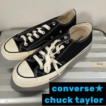 컨버스 척테일러 로우컷 블랙 27cm