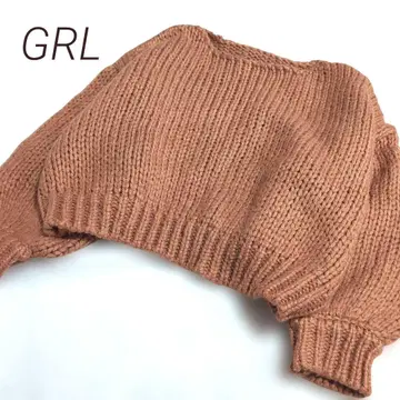 [ GRL ] 그레일 루즈핏 오버 니트 스웨터 빅