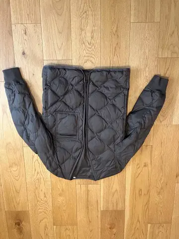 다크 그레이 퀼팅 자켓