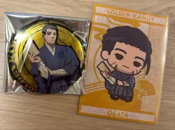 골든 카무이 메이지 마을 캔뱃지 오가타 혜택 포토 카드