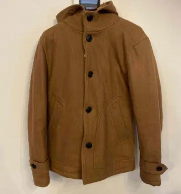 HARE 브라운 더플 코트