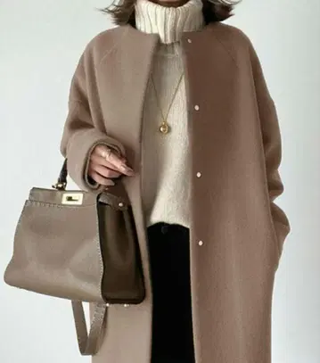 루미 노카라 롱 코트