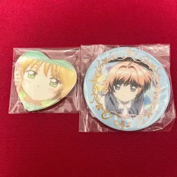 카드캡터 사쿠라 캔뱃지 벚꽃