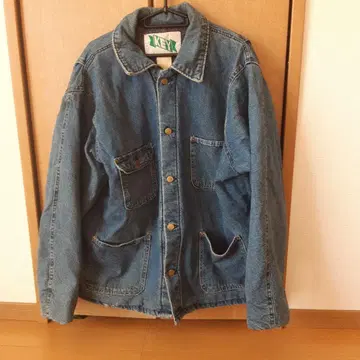 새상품급! 레어 USA제 70sKEY 빈티지 데님 커버올 자켓